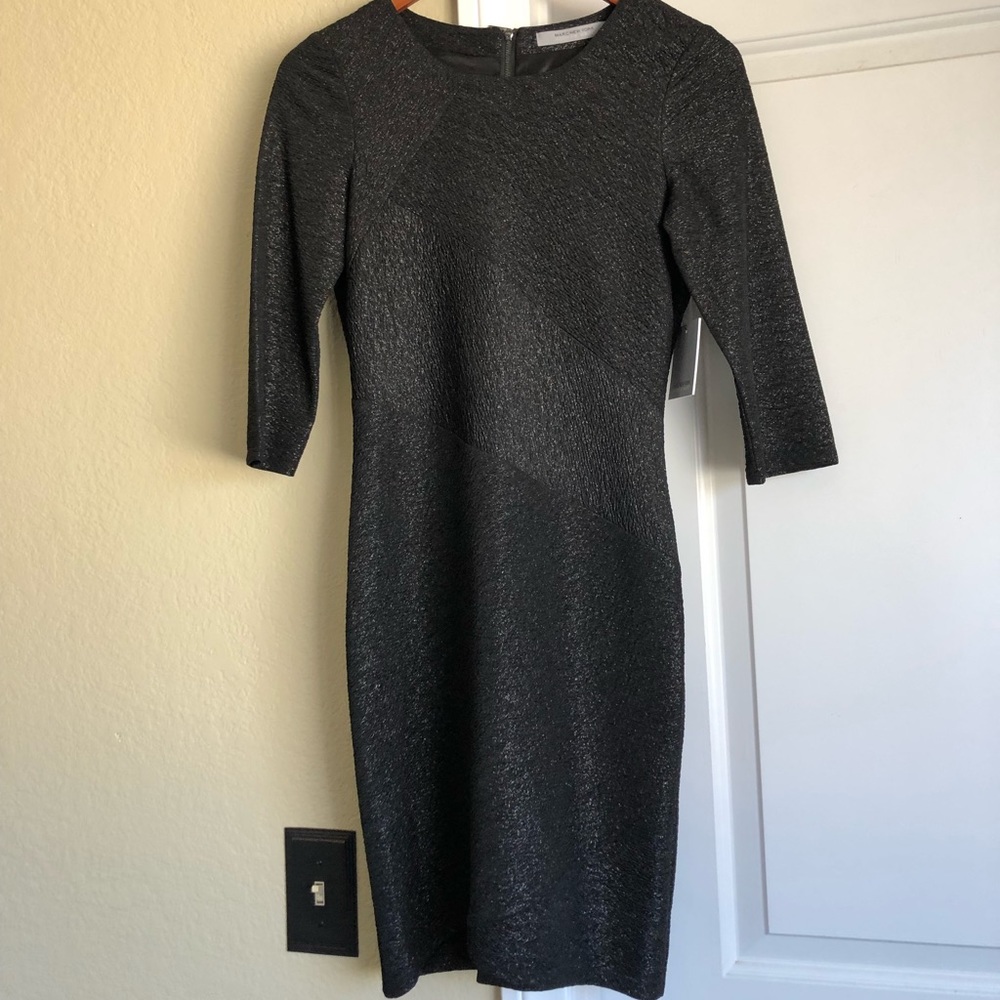 Marc by Andrew Marc Black Cocktail Dress Sz 2 NWT